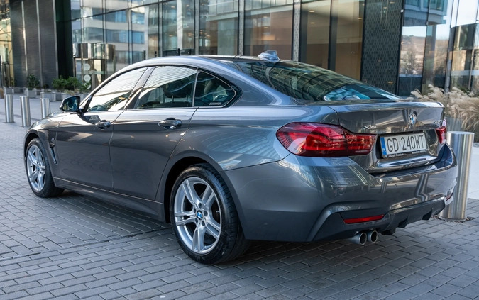 BMW Seria 4 cena 136000 przebieg: 42500, rok produkcji 2019 z Gdańsk małe 191